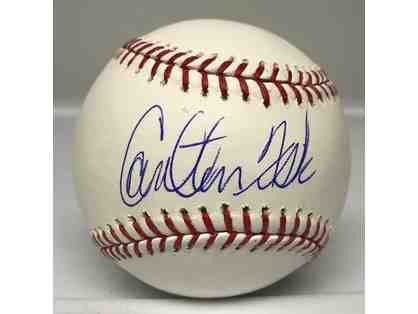 Carlton Fisk Autographed Baseball