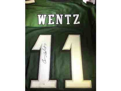 Carson Wentz Philadelphia Eagles Autographed Jersey