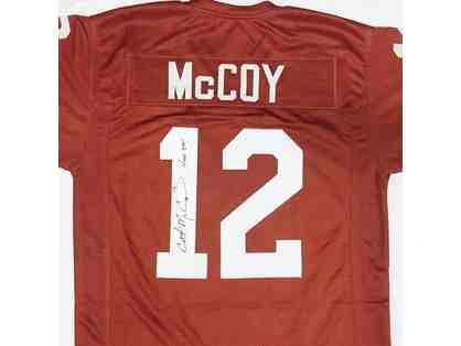 Colt McCoy Autographed Football Jersey
