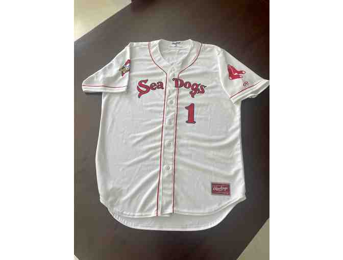 Signed Jersey from Mascot Hall of Famer Slugger the Sea Dog