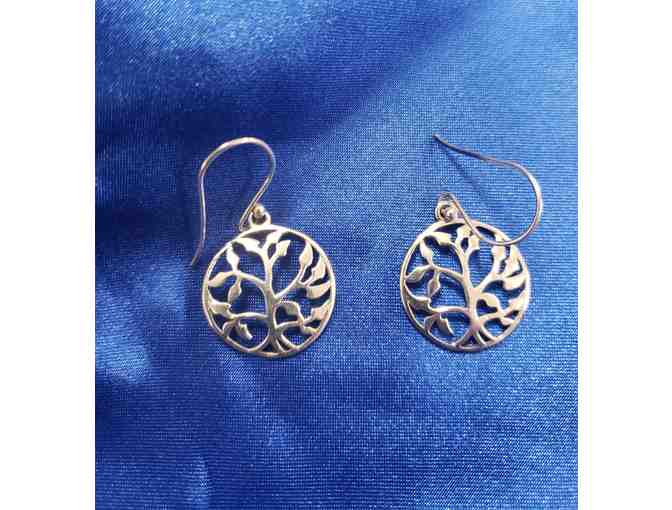 Sterling Tree of Life Earrings, Imported