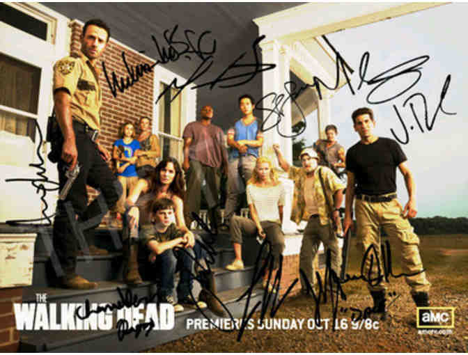The Walking Dead Autogrpahed Cast Poster