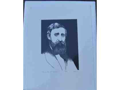 Abigail Rorer Print of Henry David Thoreau (SIGNED AND NUMBERED)