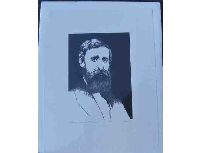 Abigail Rorer Print of Henry David Thoreau (SIGNED AND NUMBERED) - Photo 1