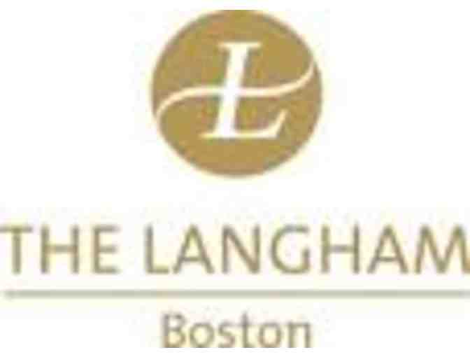1-Night Weekend Stay/Chocolate Bar/Sunday Brunch for Two at the Langham Hotel in Boston