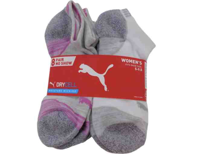Puma Women's No Show Socks - Set of 8 Pairs - Photo 1