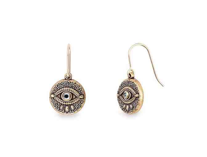 Alex and Ani Evil Eye Hook Earrings - Photo 1