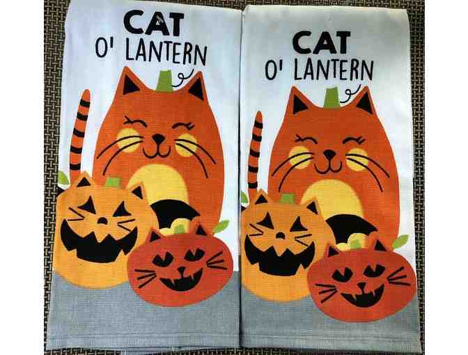 Cat O Lantern Kitchen Towel Set - Photo 1