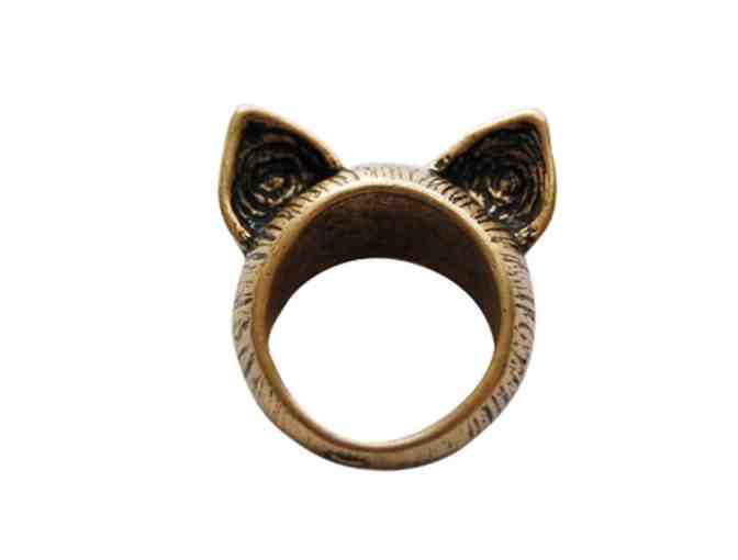 Cat Ring - Size 6 - Photo 1