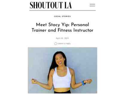 1 Month of Unlimited Zoom Fitness Classes, Once A Week Health Meetings with A Health Coach