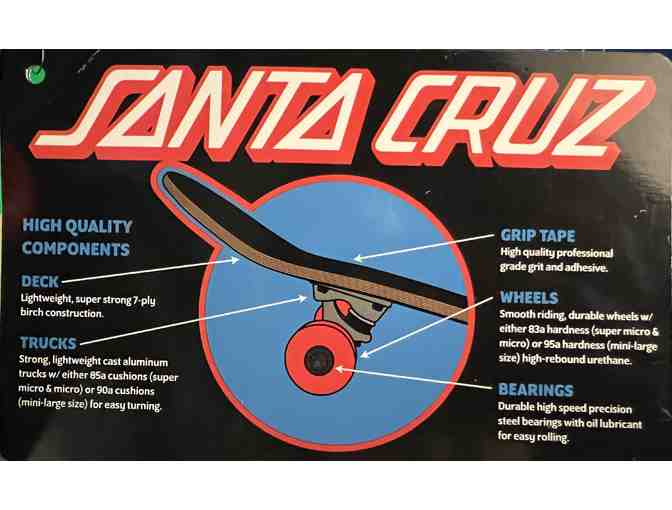 Santa Cruz Classic Green Dot Mid Size Skateboard