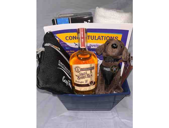 Daytona Beach Basket! Avelo Airline Ticket! Max Beach Resort Two Night Stay! Rum!