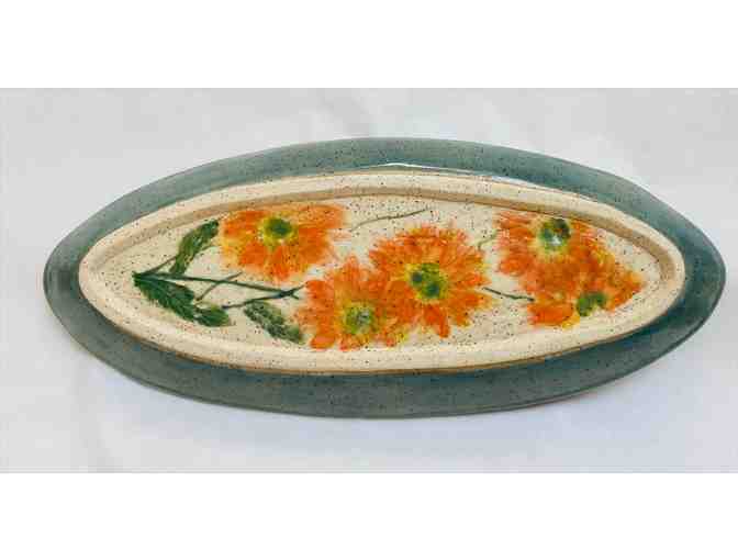 Elegant Dish by Ceramic Artist, Effie Manley