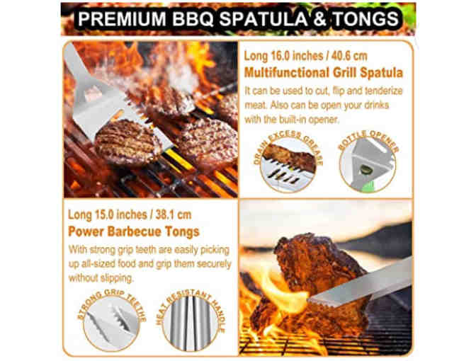 26 PCS Stainless Steel Barbecue Camping Grill Set - Photo 2