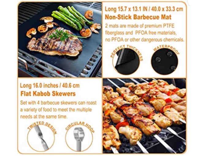 26 PCS Stainless Steel Barbecue Camping Grill Set - Photo 3