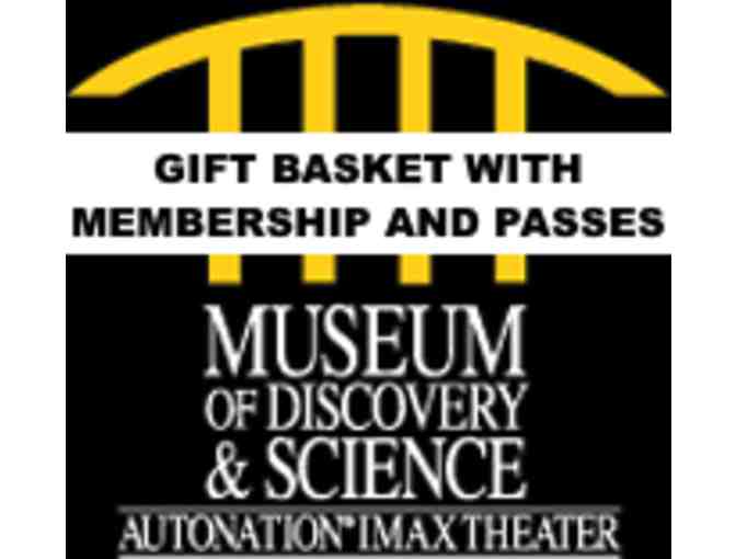 MUSEUM OF DISCOVERY AND SCIENCE Gift Basket w/ ANNUAL MEMBERSHIP/PASSES - Photo 1