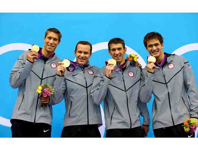 2012 Olympic Games Ceremonial Podium Jacket - Men's Large Nike Silver Windrunner Jacket
