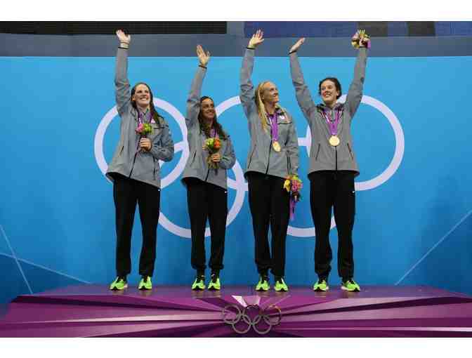 2012 Olympic Games Ceremonial Podium Jacket - Women's Large Nike Silver Windrunner Jacket