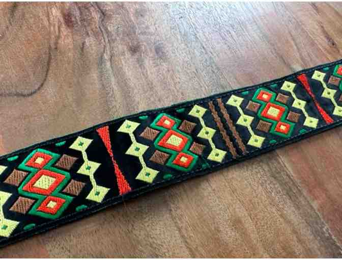 Fabric Bookmark | Bold Design & Gold Tassle