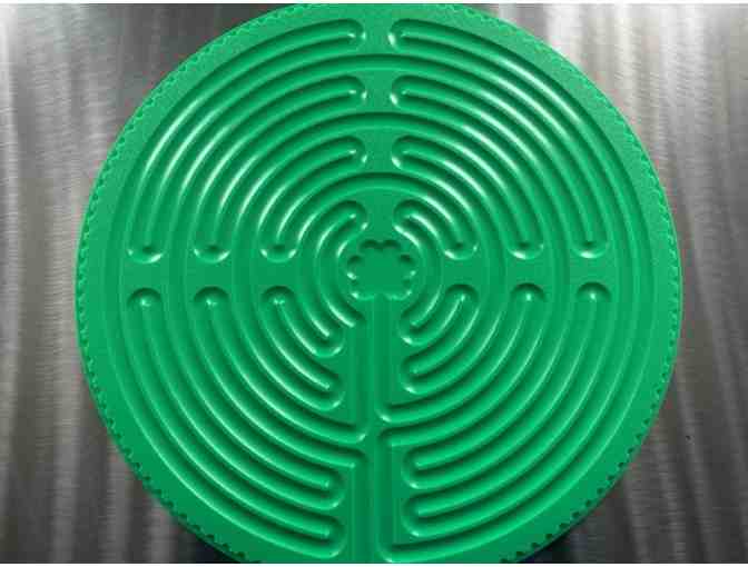 Chartres Labyrinth | 18-inch Vibrant Green Acrylic