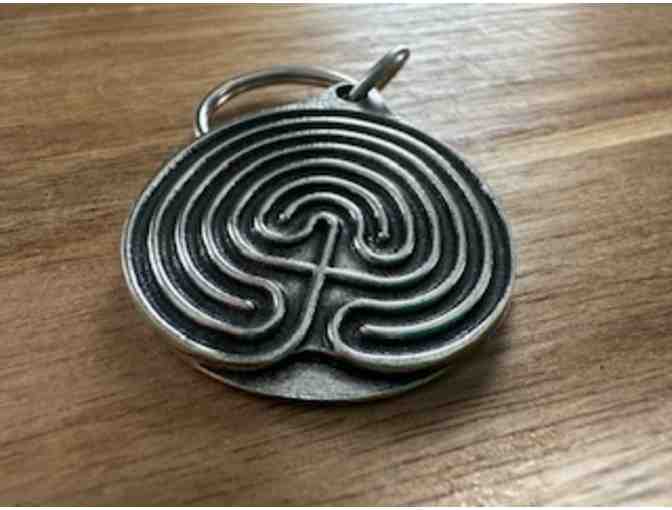 Dual-Sided Labyrinth Keychain