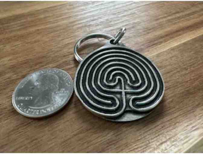 Dual-Sided Labyrinth Keychain