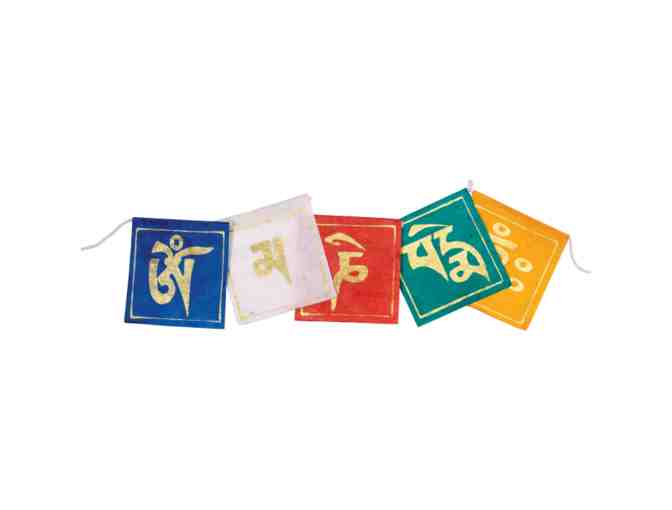 Set of 6 Prayer Flag Mini Garlands