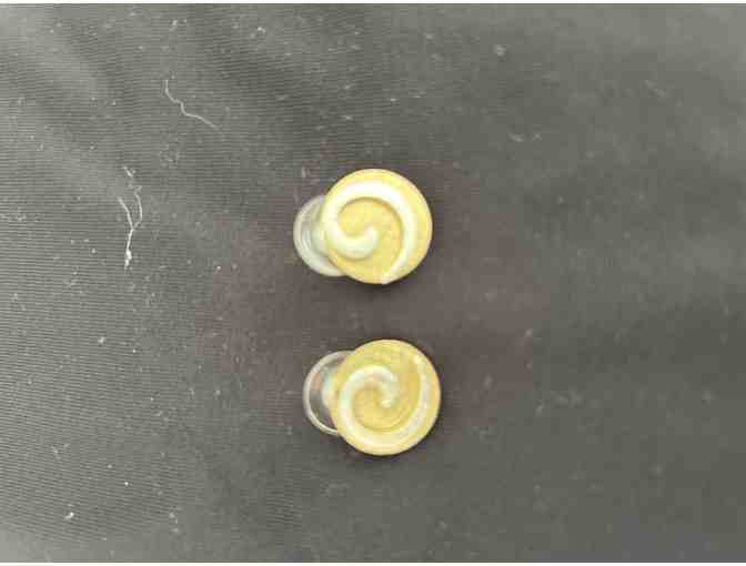 Swirl Circle Earrings