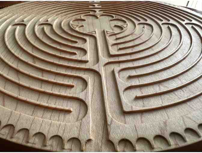 Created for our 2024 Auction | Maple Wood Labyrinth | 10-inch