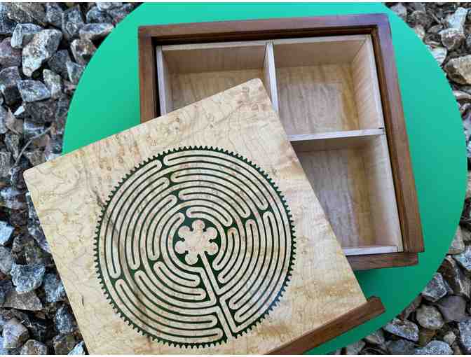 Beautiful, One-of-a-Kind Labyrinth Keepsake Box