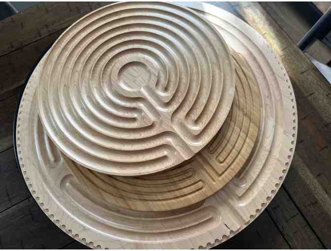 Set of 3 Wooden Labyrinths