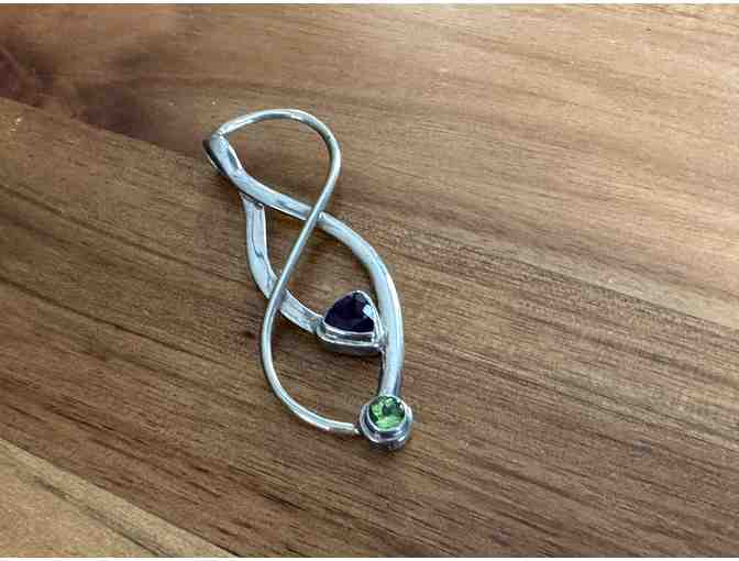 Peridot & Amethyst Pendant