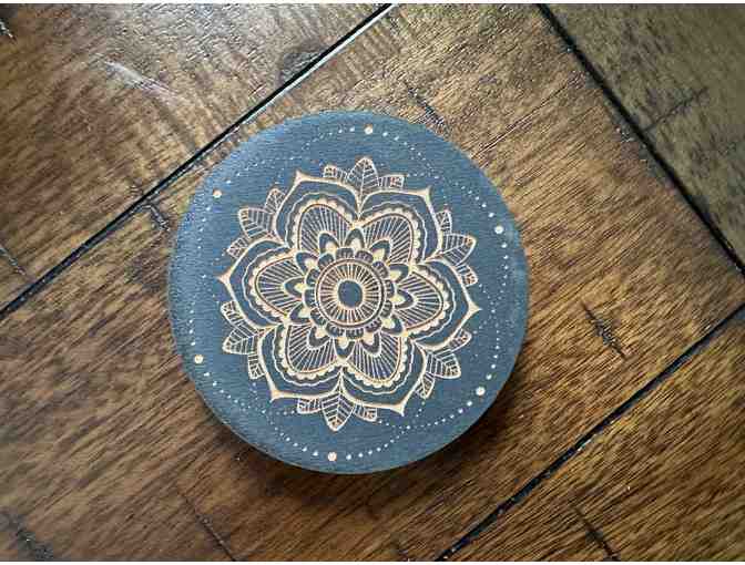 Mandala - Birch Wood Magnet