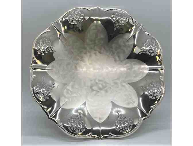 1960's Footed silver serving plate - Photo 1