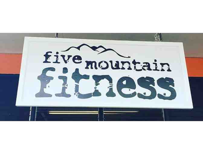 One (1) Month Gym Membership PLUS Unlimited Classes at Five Mountain Fitness