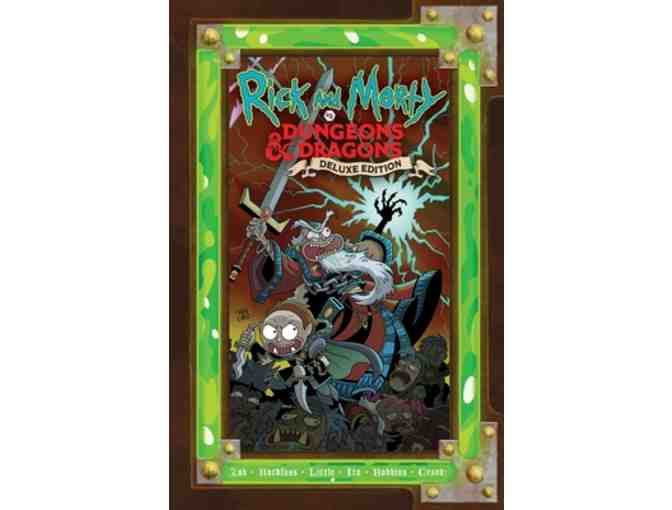 Rare Rick and Morty vs. Dungeons & Dragons: Deluxe Edition, Signed by Pat Rothfuss