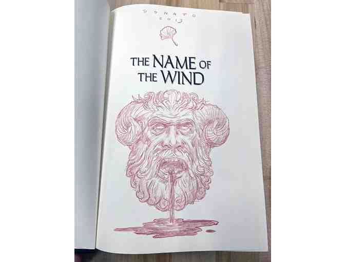 First edition First Printing Name Of The Wind with Original Artwork by Donato Giancola