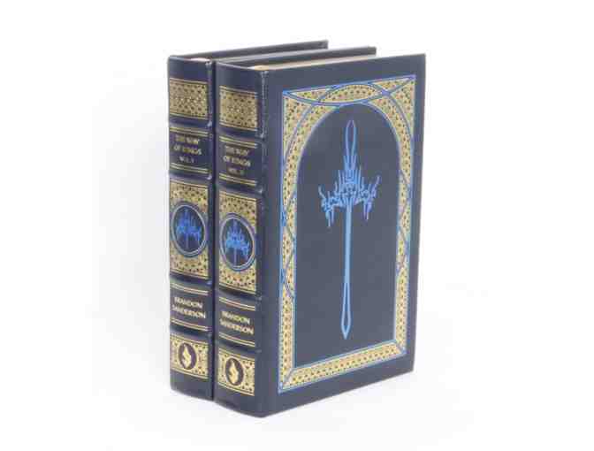 Dragonsteel LEATHER-BOUND 'Way of Kings' SIGNED by BRANDON SANDERSON