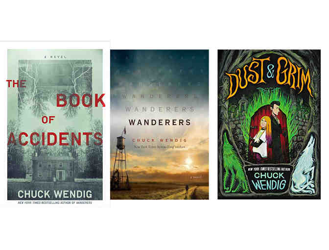 Chuck Wendig autographed and personalized books