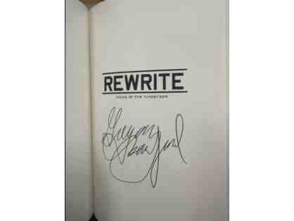 Signed First Edition of Gregory Benford's REWRITE