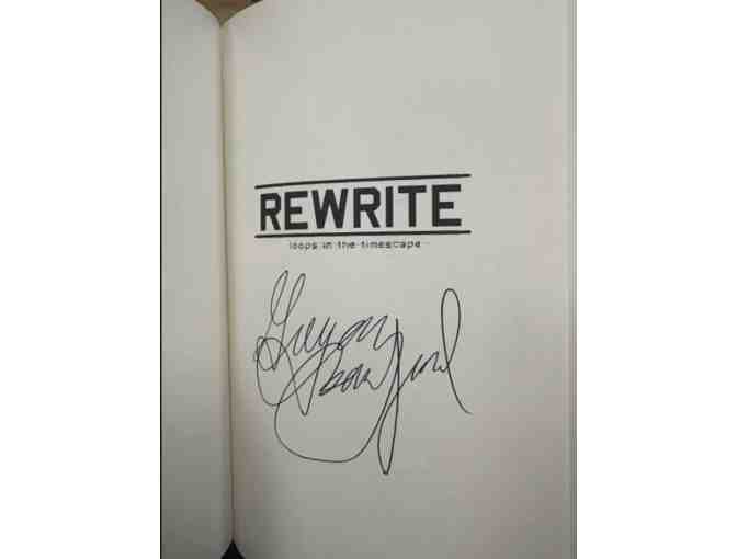 Signed First Edition of Gregory Benford's REWRITE - Photo 1