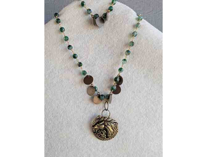 Medal of the Rohirrim (Horse Necklace and Bracelet)