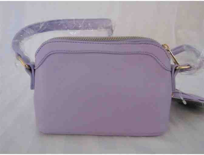 Lilac Tianna Quilted Crossbody Bag & Card Holder