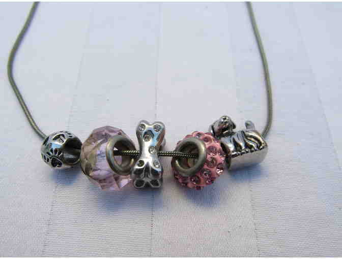 Dog Themed Silver Necklace