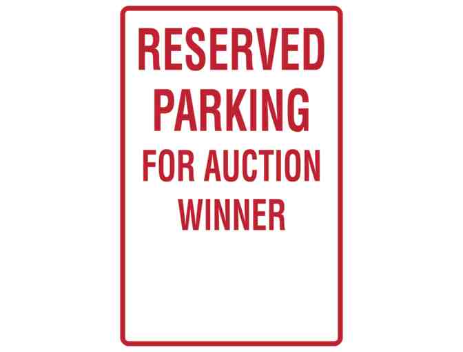 Exclusive reserved parking space for a year