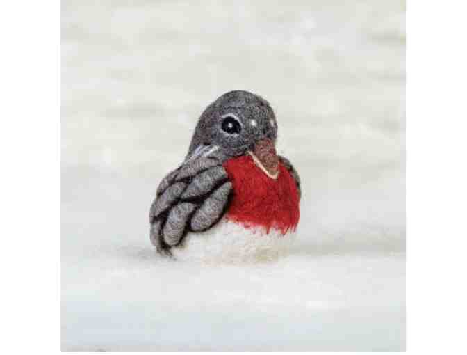 Handcrafted Robin Felt Ornament