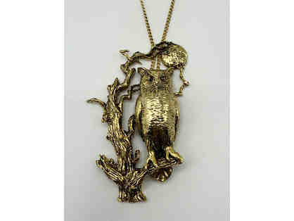 Owl Pendant by sculptor Palmer Murphy