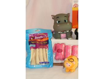 Assorted Dog Toys and Chews