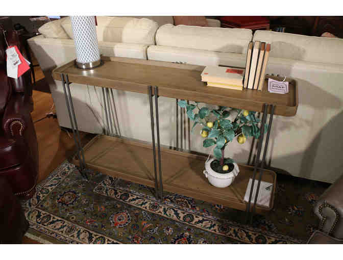 Metal and Wood Console