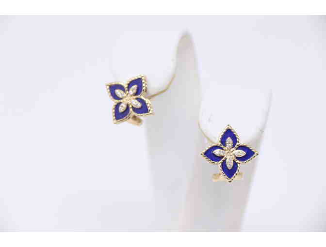 Alhambra Lapis Earrings